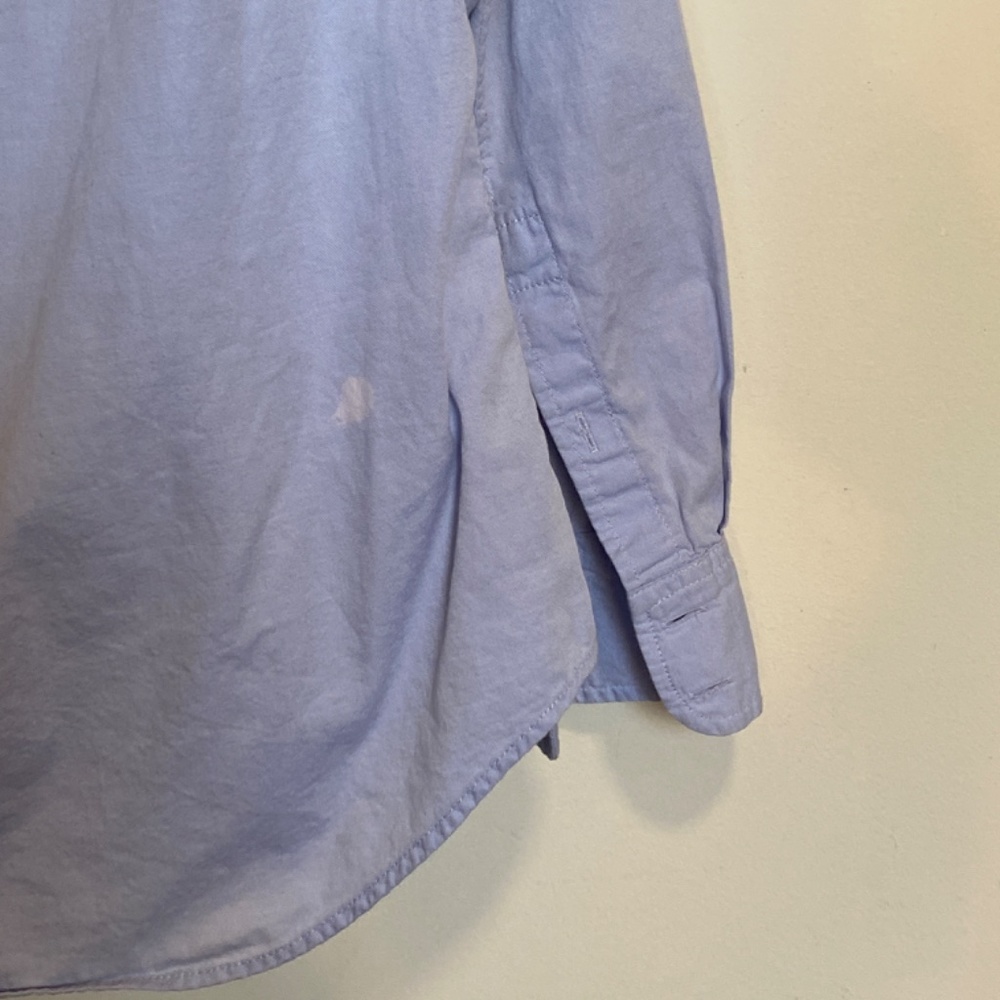 Blue Button Down - Picture 3 of 3